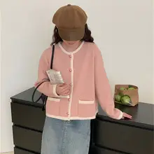 Women Knit Mink Cardigan Red Turtleneck Winter Wear — feature 5
