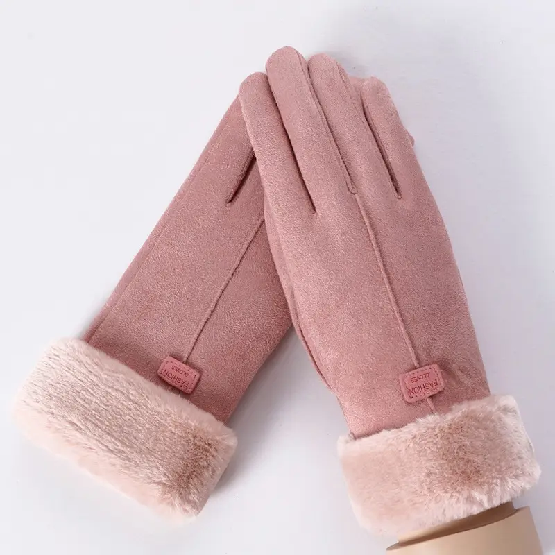 Winter Fleece Lined Touch Screen Gloves for Women - Image 2