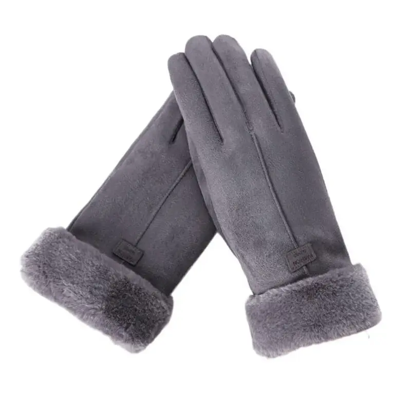 Winter Fleece Lined Touch Screen Gloves for Women - Image 3