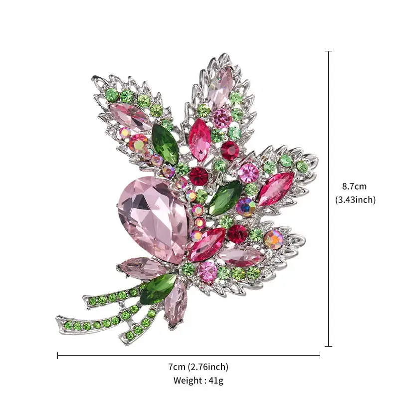 Large Diamond Brooch Pin for Women European Style - Image 6
