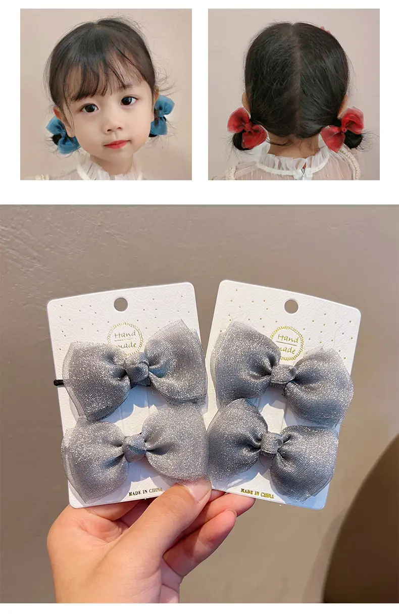 Pink Polka Dot Bow Hairpin for Girls — feature 18