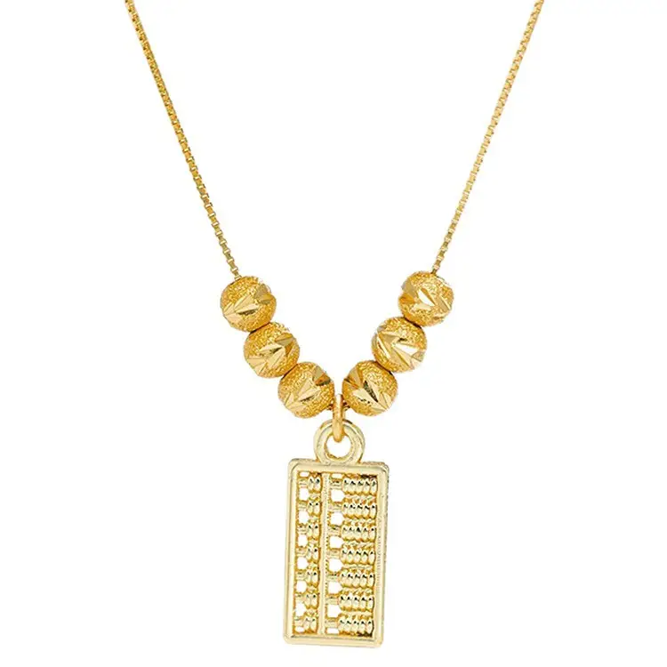 Gold Lucky Fortune Necklace for Women
