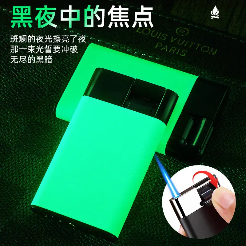 Blue Flame Lever Lighter with Windproof Design - Image 10