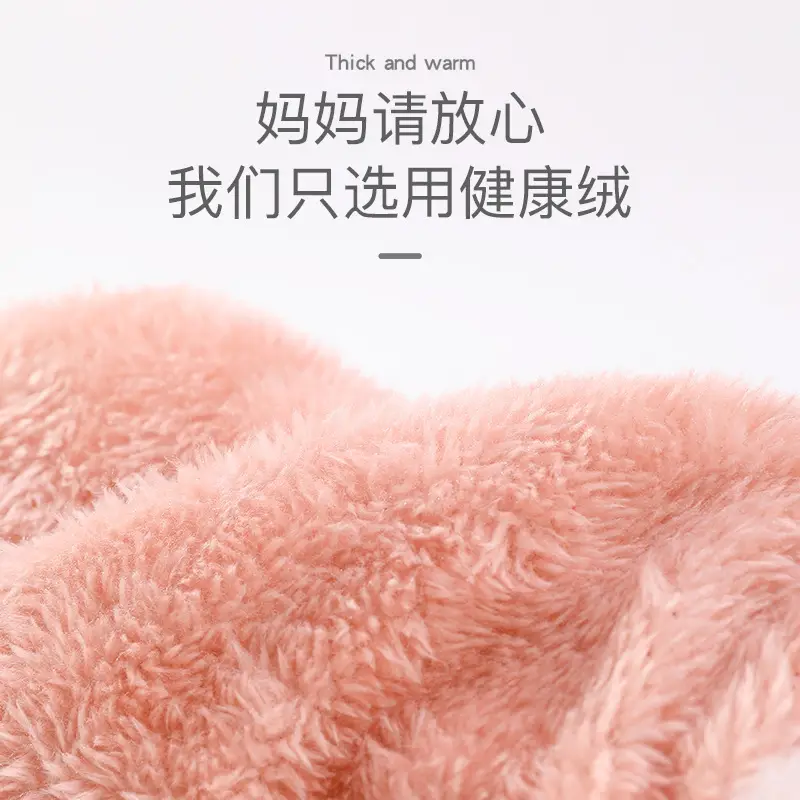 Winter Velvet Gloves for Boys Girls Warm Windproof