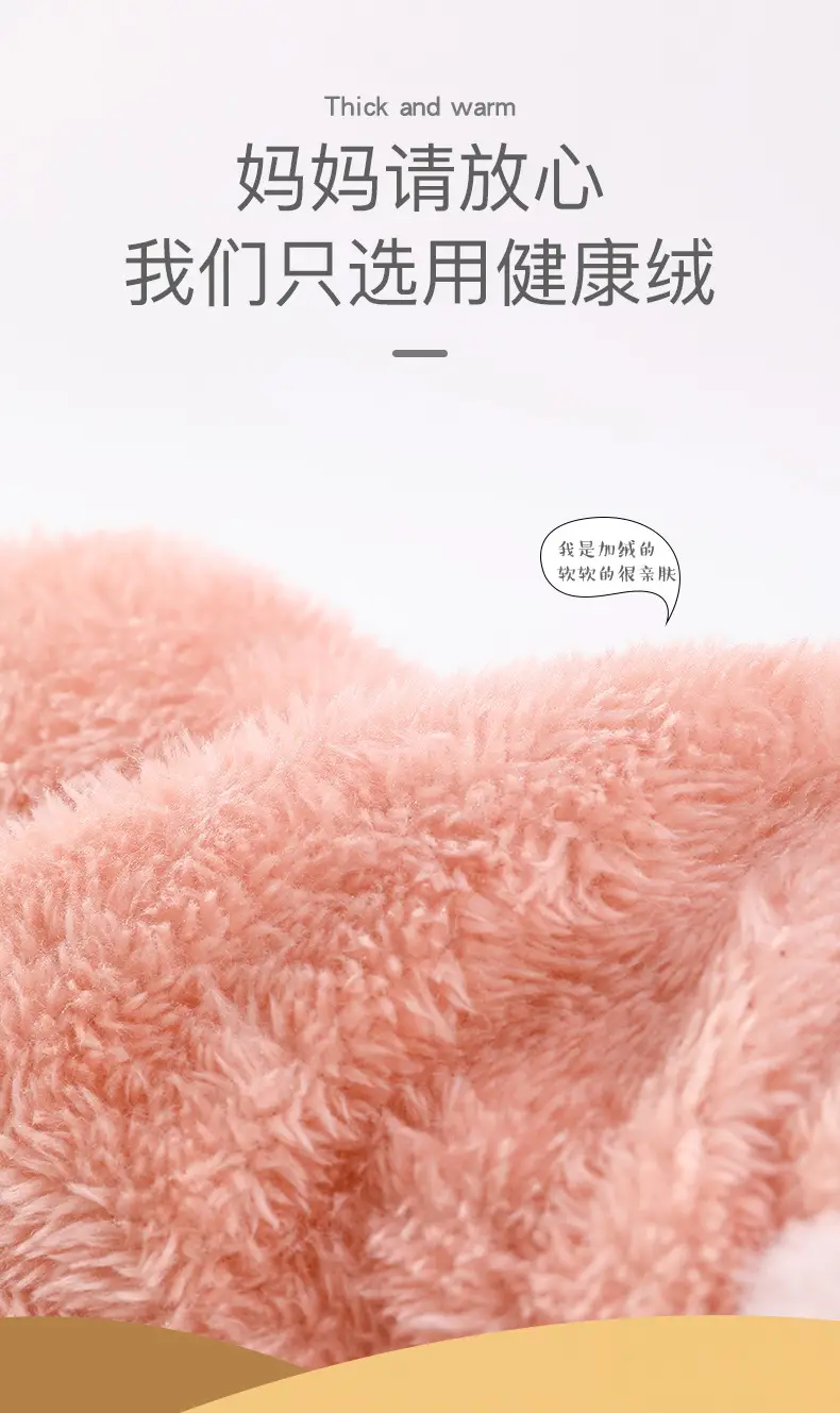 Winter Velvet Gloves for Boys Girls Warm Windproof — feature 7