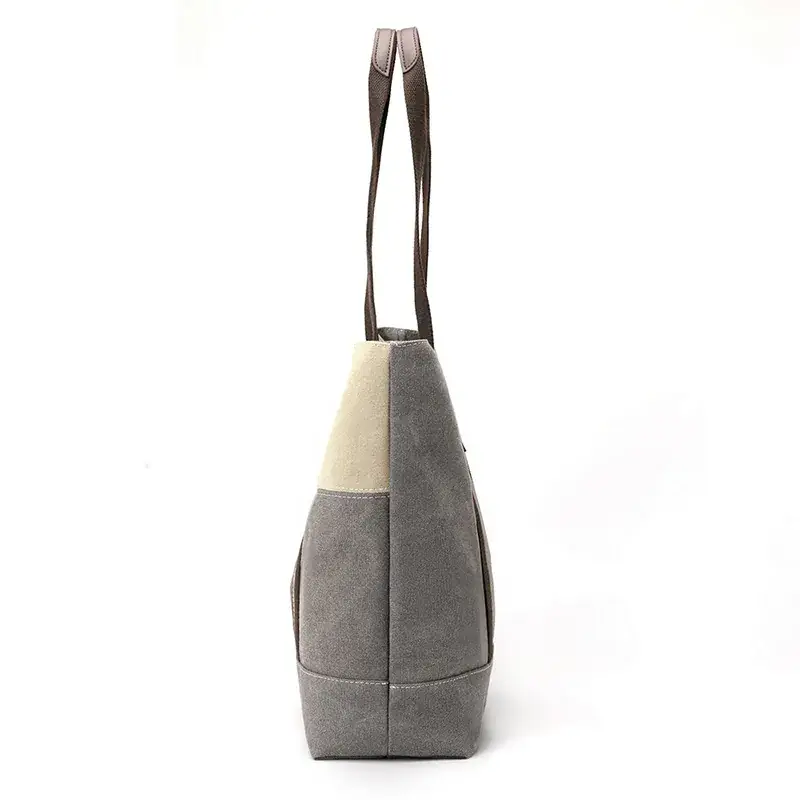 Vintage Canvas Shoulder Bag Large Capacity Women