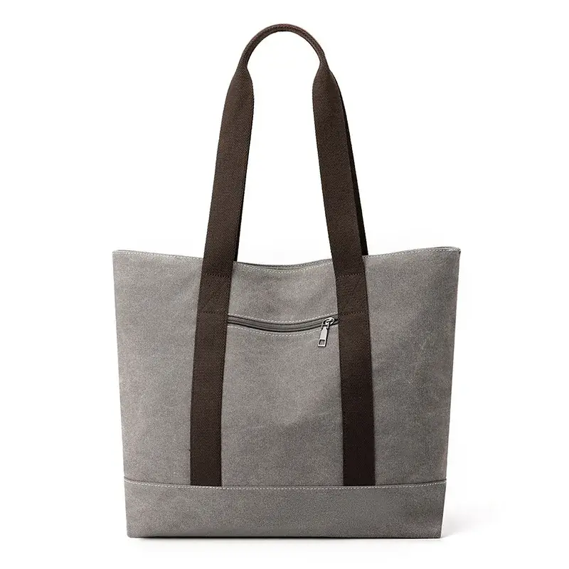 Vintage Canvas Shoulder Bag Large Capacity Women