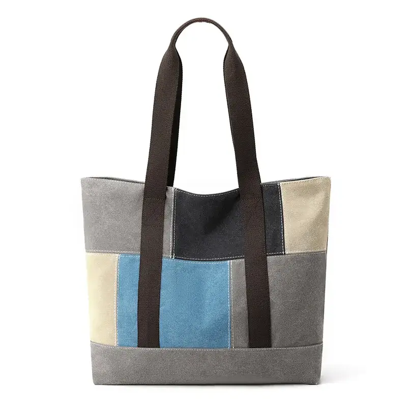 Vintage Canvas Shoulder Bag Large Capacity Women