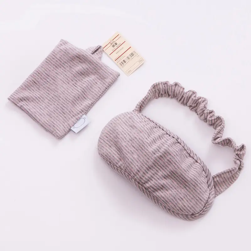 Non-Printed Cotton Eye Mask for Travel & Sleep - Image 13