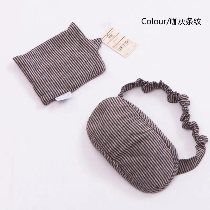 Non-Printed Cotton Eye Mask for Travel & Sleep - Image 10