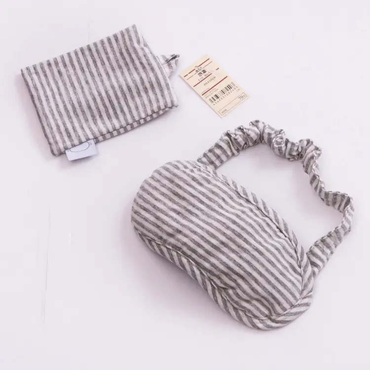 Non-Printed Cotton Eye Mask for Travel & Sleep - Image 2