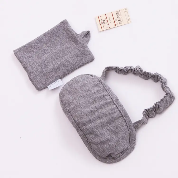 Non-Printed Cotton Eye Mask for Travel & Sleep - Image 5