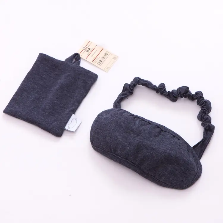 Non-Printed Cotton Eye Mask for Travel & Sleep - Image 6