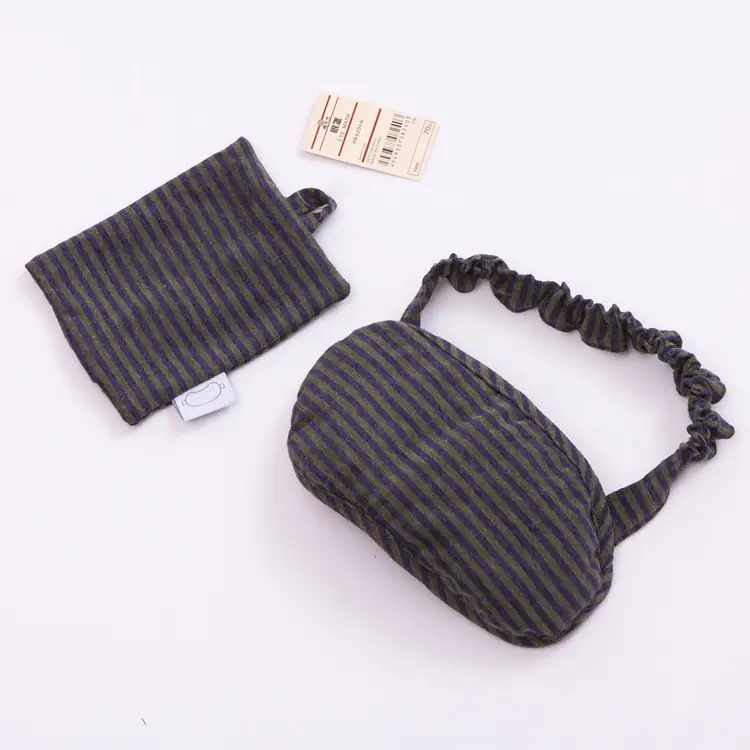 Non-Printed Cotton Eye Mask for Travel & Sleep - Image 9