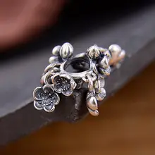 S925 Sterling Silver Twisted Spacer Bracelet Black Dye — feature 9