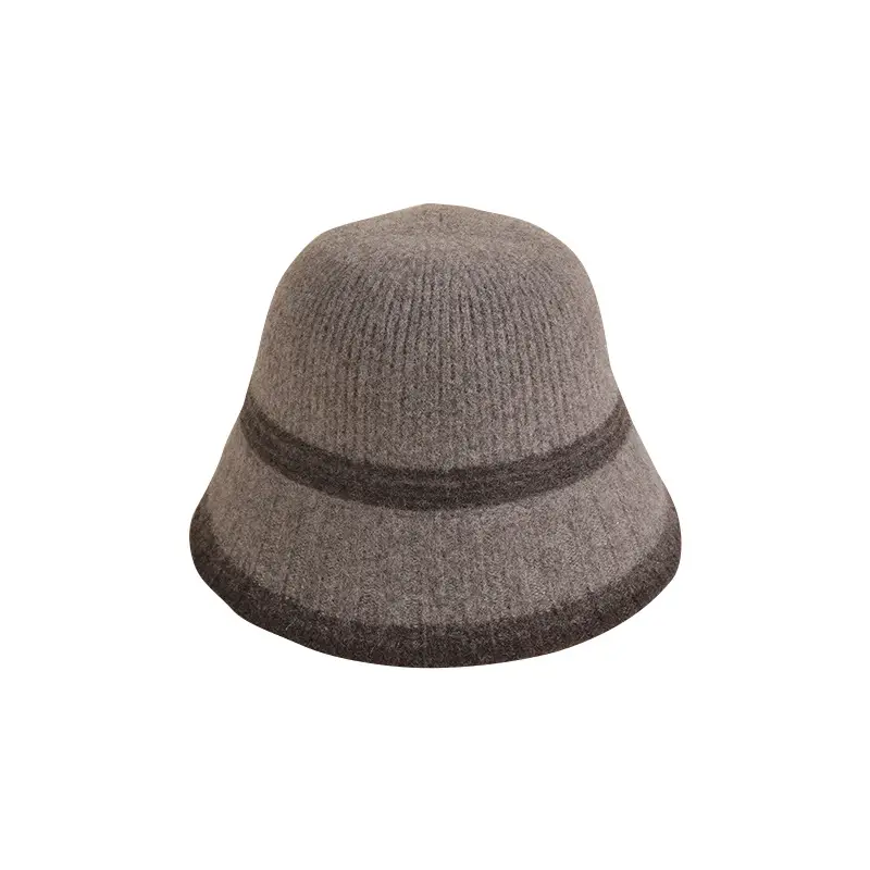 Women Wool Bucket Hat Winter Elegant Japanese Style - Image 10