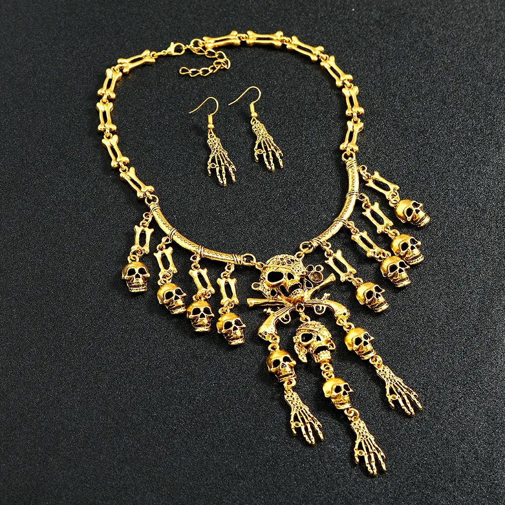European & American Exaggerated Retro Halloween Earrings