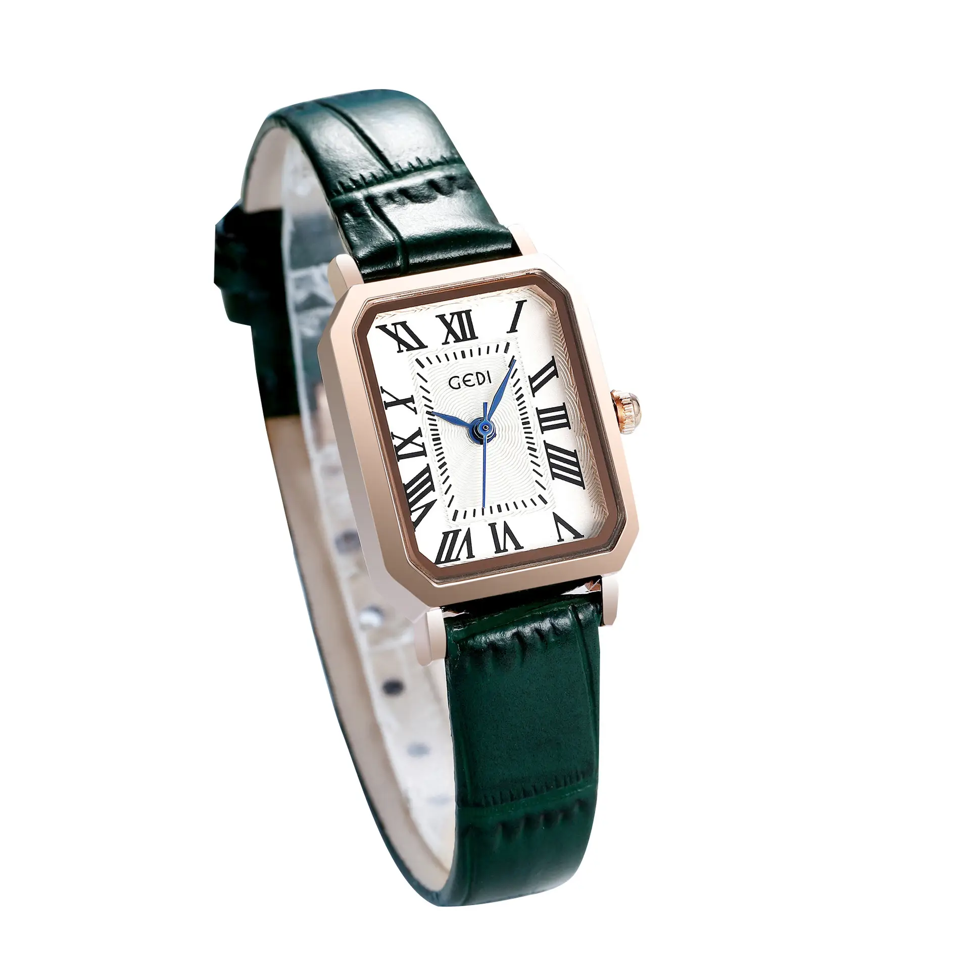 Korean Style Women's Quartz Watch Brown Leather Band - Image 12