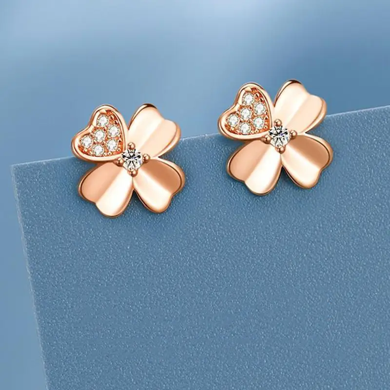 2024 Earring Set for Women - 1 Week Set of Gold Earrings - Image 4
