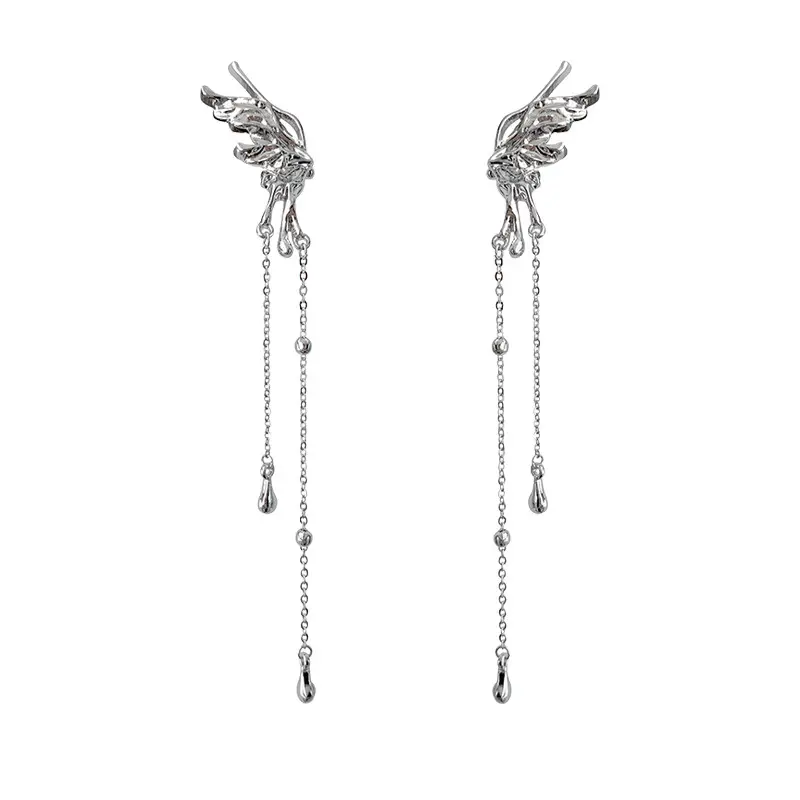 Fairy Elf Butterfly Tassel Ear Clip for Women - Image 7