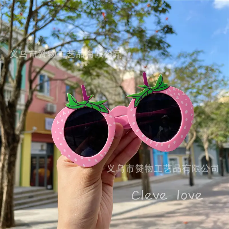 Super Cute Strawberry Party Glasses for Women - Image 2