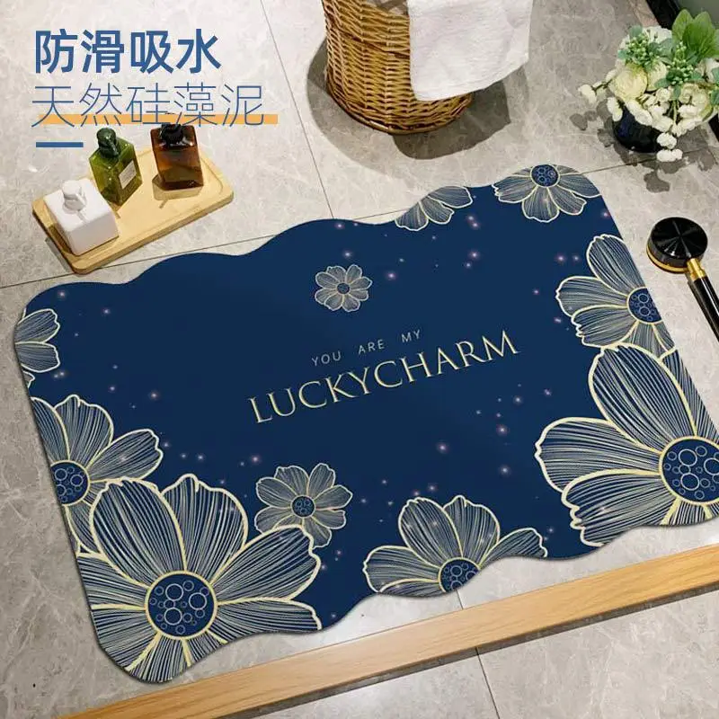 Bathroom Diatom Tile Absorbent Mat Non-Slip Floor Mat - Image 10