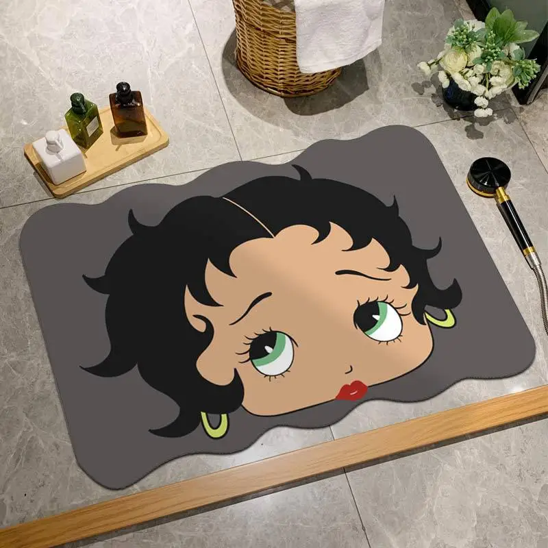 Bathroom Diatom Tile Absorbent Mat Non-Slip Floor Mat - Image 3