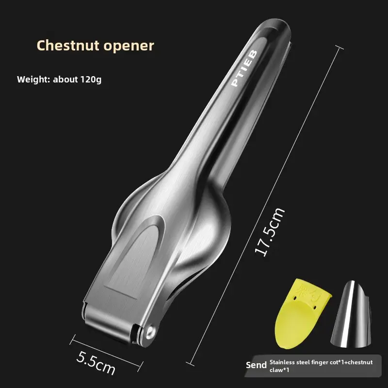 Stainless Steel Chestnut Clip Sheller 17.5cm - Image 13