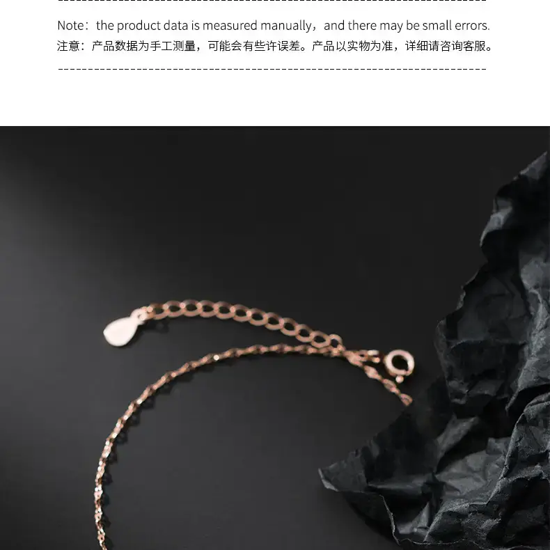 Rose Gold Single Diamond Anklet for Women — feature 5