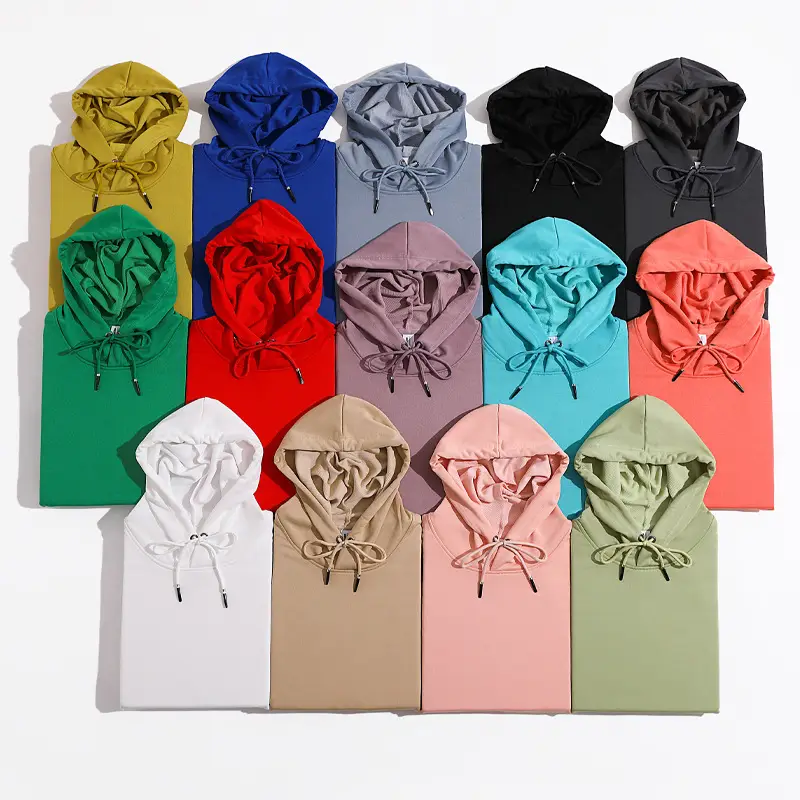 Men Green & Blue Hoodie Set Embroidered Couple Wear