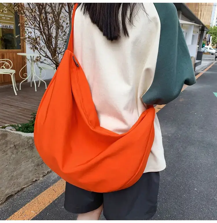 Orange Oxford Cloth Shoulder Bag 2025 New — feature 16