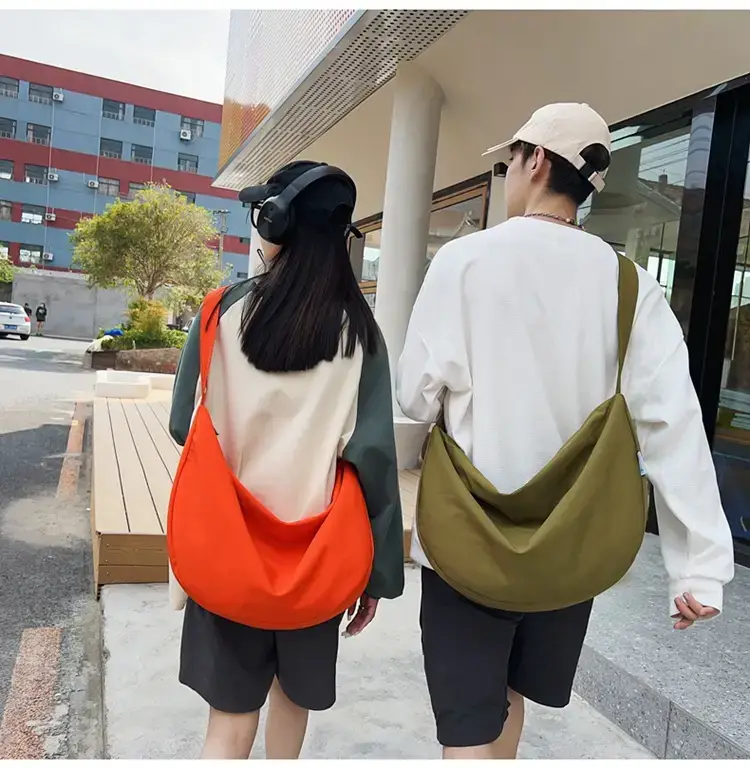 Orange Oxford Cloth Shoulder Bag 2025 New — feature 17