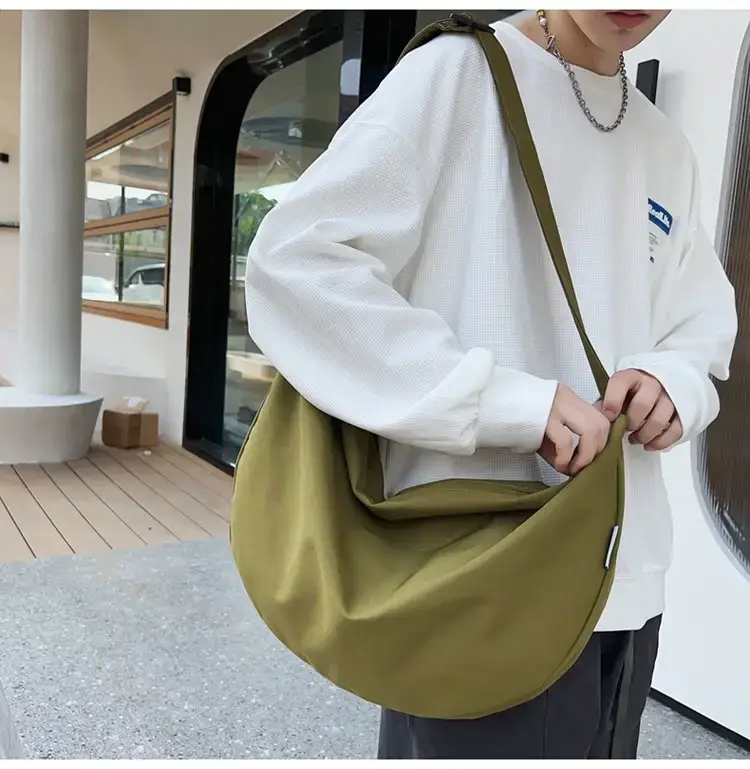 Orange Oxford Cloth Shoulder Bag 2025 New — feature 21