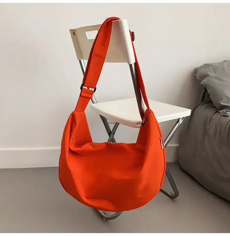 Orange Oxford Cloth Shoulder Bag 2025 New — feature 78
