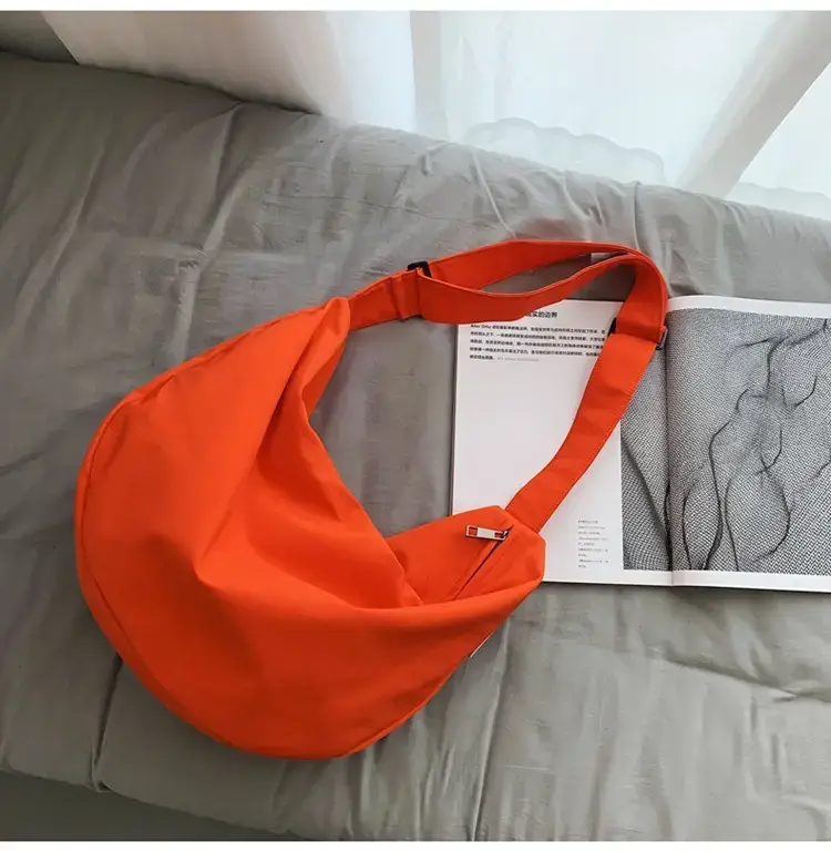 Orange Oxford Cloth Shoulder Bag 2025 New — feature 79