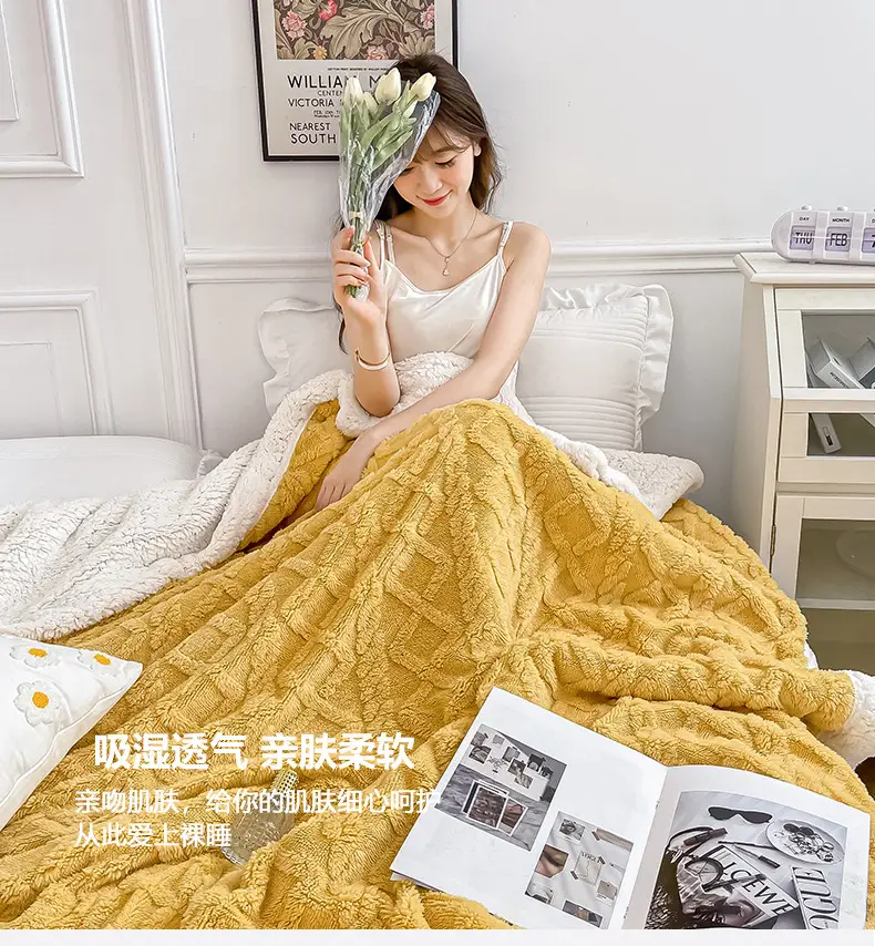 New Taff Fleece Blanket Thickened Autumn Winter — feature 8