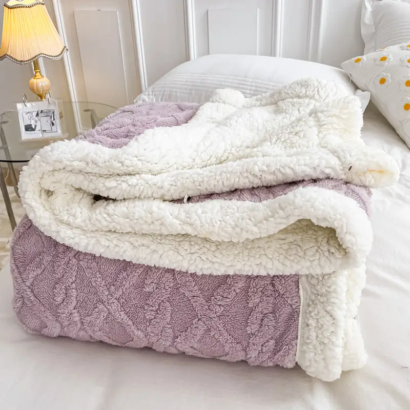 New Taff Fleece Blanket Thickened Autumn Winter - Image 10
