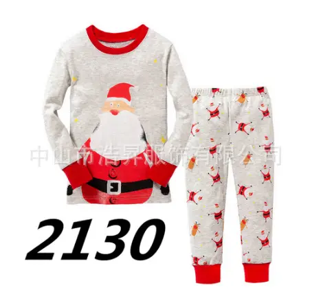 Red Christmas Snowman Pajama Set for Kids 2-7 Years - Image 5