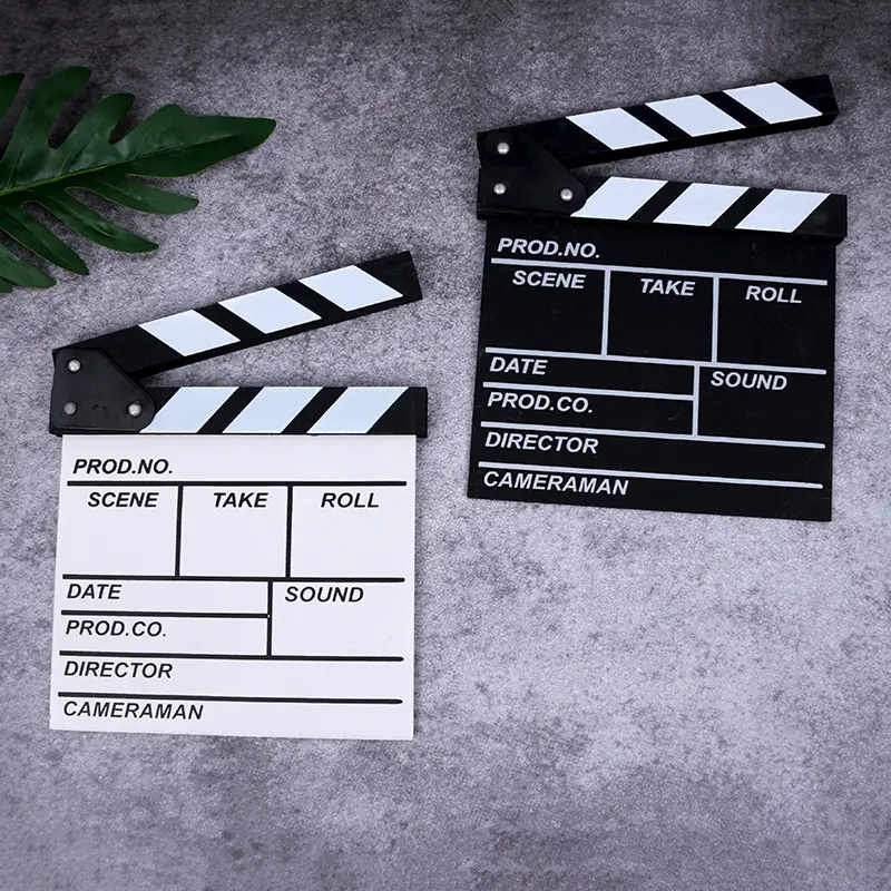 Universal Studios Movie Board Props Set Wooden Decorative Clapper Board