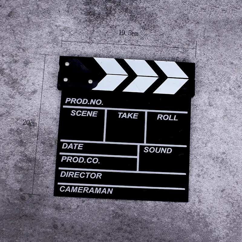 Universal Studios Movie Board Props Set Wooden Decorative Clapper Board