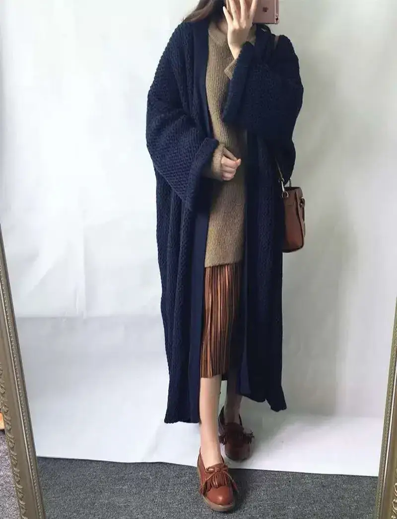 Plus Size Long Knitted Sweater for Women 2025 — feature 12