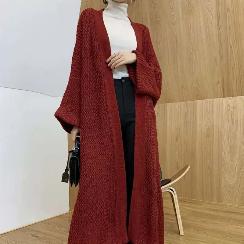 Plus Size Long Knitted Sweater for Women 2025 — feature 13