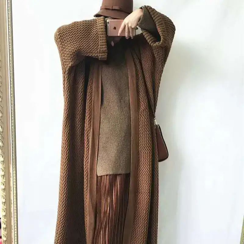 Plus Size Long Knitted Sweater for Women 2025 — feature 14