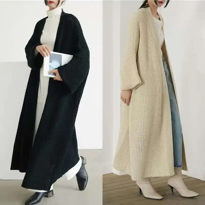 Plus Size Long Knitted Sweater for Women 2025 — feature 3