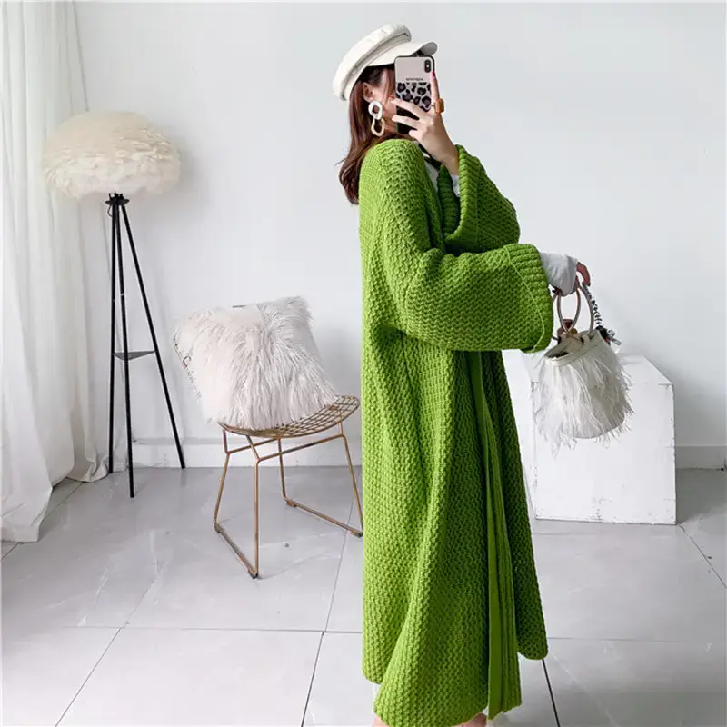 Plus Size Long Knitted Sweater for Women 2025 — feature 5