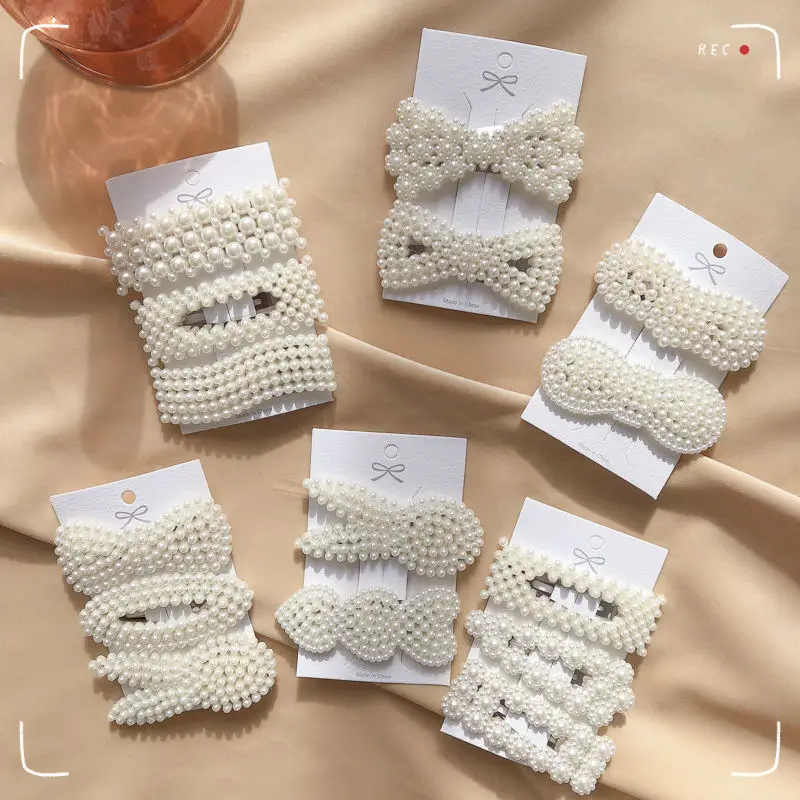 Korean Ins Pearl Hairpin Clip for Ladies - Image 38