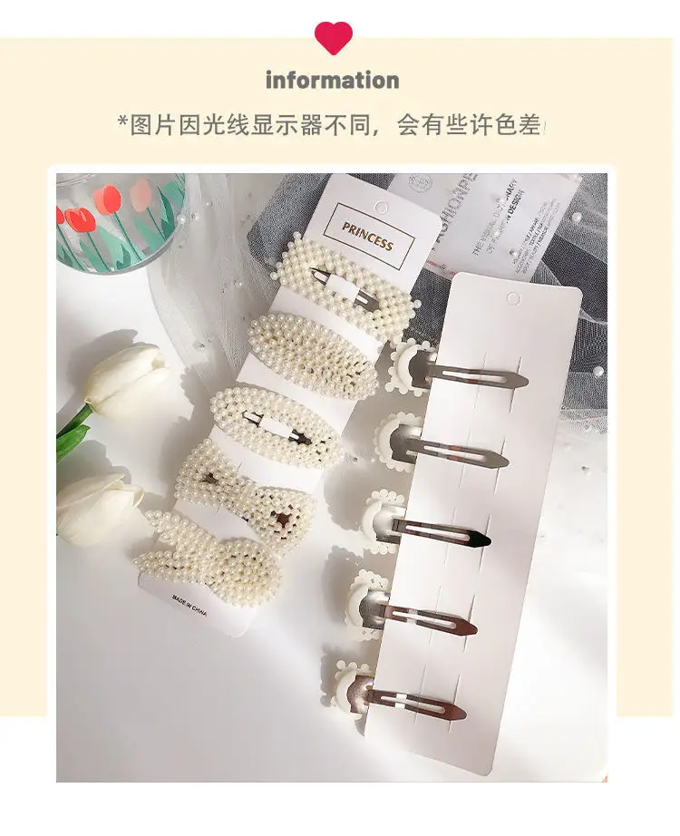 Korean Ins Pearl Hairpin Clip for Ladies — feature 4