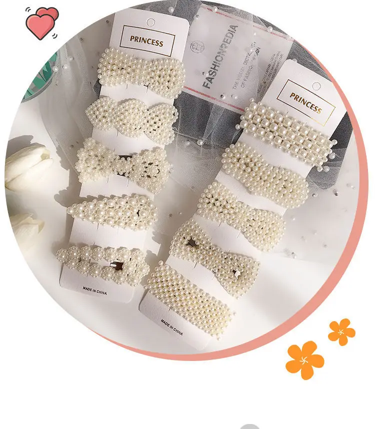 Korean Ins Pearl Hairpin Clip for Ladies — feature 6