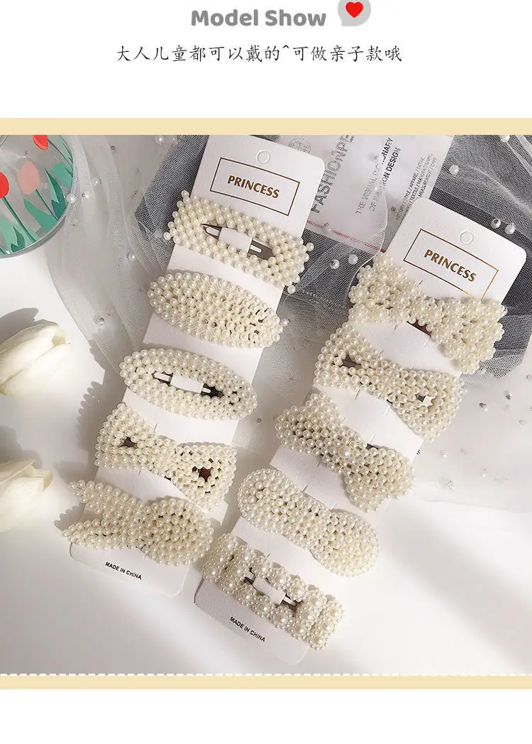 Korean Ins Pearl Hairpin Clip for Ladies — feature 8