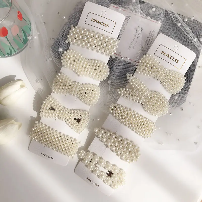 Korean Ins Pearl Hairpin Clip for Ladies - Image 23